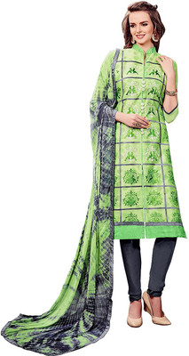 Kimisha Cotton Blend Embroidered Salwar Suit Material