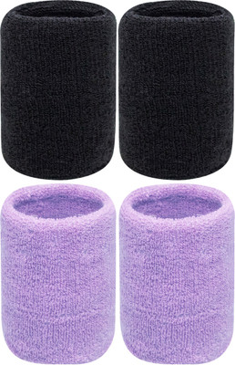 Neska Moda Women Wrist Support/Wrist Band-Free Size Wrist Support(Black, Purple)