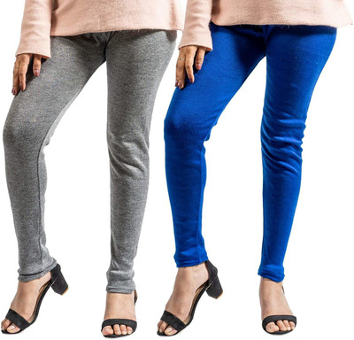 K M R GARMENTS Churidar  Western Wear Legging(Multicolor, Solid)
