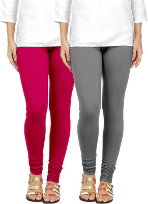 Any Fashion Churidar  Ethnic Wear Legging(Grey, Solid)