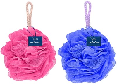 arenakart Loofah(Pack of 2, Blue, Pink)