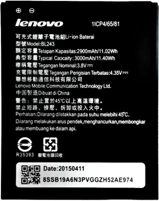 TokyoTon Mobile Battery For  Lenovo A7000 / K3 note / BL243