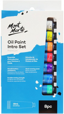 Levin 8pc x 18ml Oil Paint Intro Set Premium Painting Art Craft Artist(Set of 8, Multicolor)