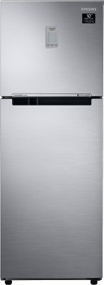 SAMSUNG 253 L Frost Free Double Door 3 Star Convertible Refrigerator(Elegant Inox,...