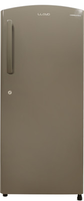 Lloyd 225 L Direct Cool Single Door 3 Star Refrigerator with Base Drawer(Royal Grey, GLDF243SRGT2EB)