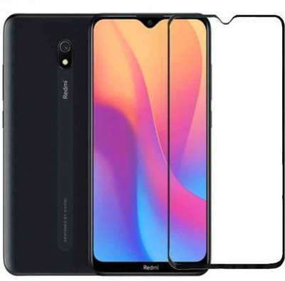 kentop Edge To Edge Tempered Glass for MI REDMI 8A DUAL + M2001C3K3I(Pack of 1)