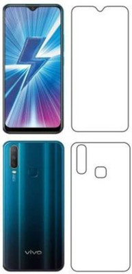 DEVOLD ENTERPRISES Front and Back Tempered Glass for VIVO Y17(Pack of 2)