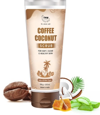 TNW - The Natural Wash COFFEE COCONUT SCRUB FOR SOFT,CLEAN & HEALTHY SKIN SUITS ALL SKIN TYPES Scrub(100 g)
