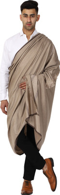 swi stylish Wool Embroidered Men Shawl(Grey)