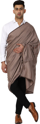 BE SWADESHI Wool Solid Men Shawl(Brown)