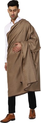 BE SWADESHI Wool Solid Men Shawl(Brown)