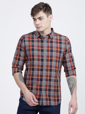 LOCOMOTIVE Men Checkered Casual Multicolor Shirt