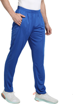 Shrey Solid Men Light Blue Track Pants
