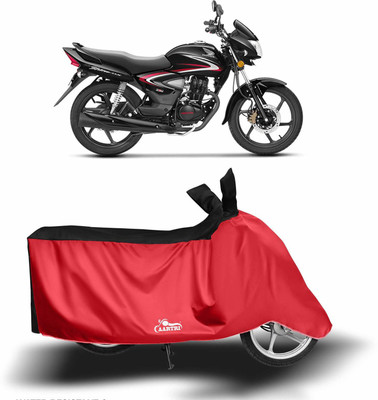 Marwah Waterproof Two Wheeler Cover for Honda(CB Shine SP, Black, Red)