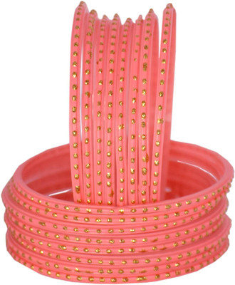 MADHAV ENTERPRISES Glass Bangle Set(Pack of 24)