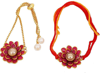 saketncbychanda Metal Beads Bracelet Set