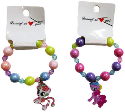 Dhinchak Plastic Charm Bracelet(Pack of 2)