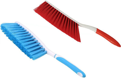 WHITEIBIS Plastic Wet and Dry Brush(Multicolor, 2 Units)