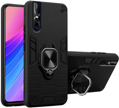 mCase Back Cover for Vivo V15 Pro(Black, Shock Proof, Pack of: 1)