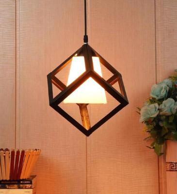 PR Prashant PR Prashant Pendent Ceiling Lamp Pendant Lamp Ceiling Lamp(White, Black)