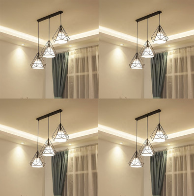 PR Prashant Pendant Lamp Ceiling Lamp(White, Black)