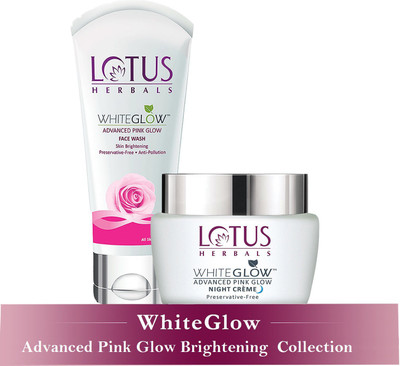 LOTUS HERBALS WhiteGlow Advanced Pink Glow Brightening Collection(2 Items in the set)