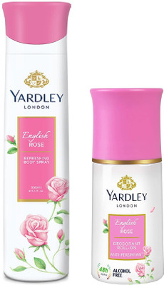 YARDLEY ENGLISH ROSE DEO + ROLL ON COMBO PACK OF 2(2 Items in the set)