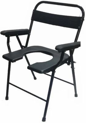 DARLIE COMMODE CHAIR Commode Shower Chair(Black)