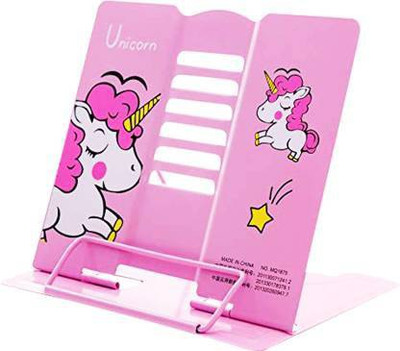 HornFlow 1 Compartments Metal Book Holder(Pink)