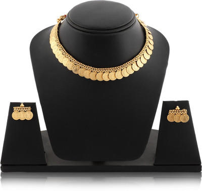 Gilher Copper Gold-plated Gold Jewellery Set(Pack of 1)