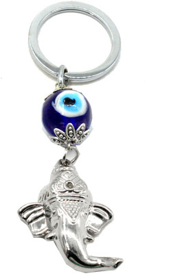 AFH Evil Eye Style Lord Ganesh Gifting Key Chain Key Chain