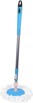 Sawera 360 full moveable mop Stick Rod only, mop Stick Floor Cleaning Multi-Color Mop Rod(Blue)