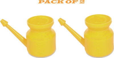 DGARYS Plastic Yellow Neti Pot(400 ml)