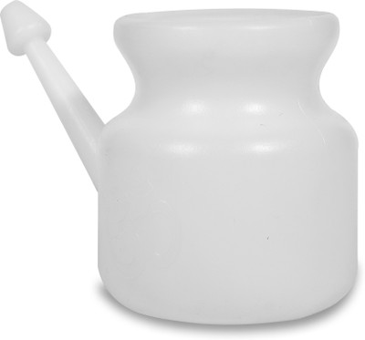DGARYS Plastic White Neti Pot(400 ml)