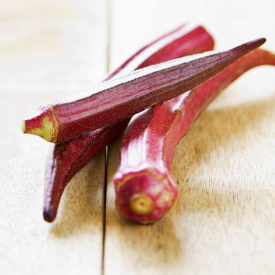 CYBEXIS VXI-53 - Okra - Red - (1350 Seeds) Seed(1350 per packet)