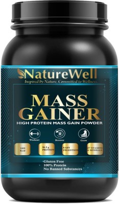 Naturewell Mass High Protein Powder Weight Gainers/Mass Gainers (Chocolate)MW908 Weight Gainers/Mass Gainers(300 g, Chocolate)