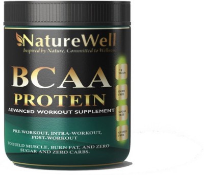 Naturewell Organics BCAA Premium With L-Glutamine & Citrulline Malate B134 Premium BCAA(350 g, Mix Fruit)