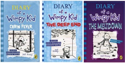 Diary Of A Wimpy Kid Cabin Fever, Deep End And Meltdown(Paperback, Jeff Kinney)