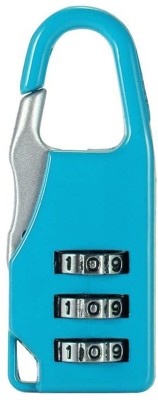 fast travel CombinationLock,3 Digit Combination Padlock, School Gym Lock, Master Locker for Indoor Outdoor Safety Lock(Blue)