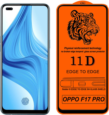 Xester Edge To Edge Tempered Glass for OPPO F17 PRO(Pack of 1)
