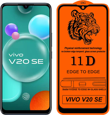 Xester Edge To Edge Tempered Glass for VIVO V20 SE(Pack of 1)
