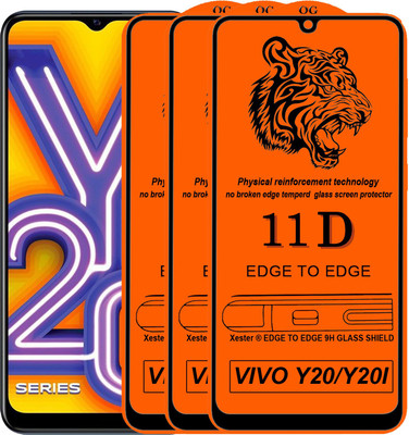 HQ Protection Edge To Edge Tempered Glass for VIVO Y20I(Pack of 3)
