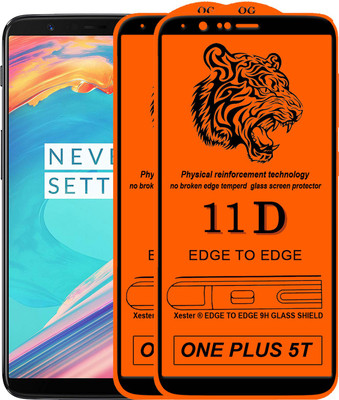 Xester Edge To Edge Tempered Glass for OnePlus 5T(Pack of 2)