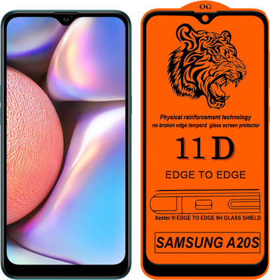 Xester Edge To Edge Tempered Glass for Samsung Galaxy A20s(Pack of 1)