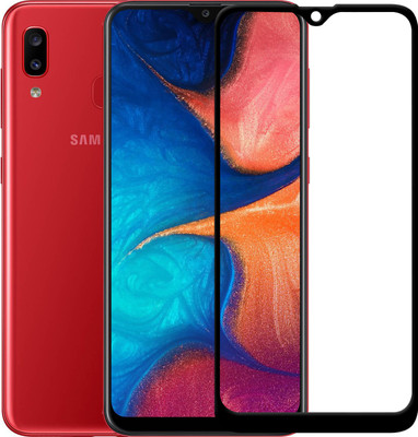 HQ Protection Edge To Edge Tempered Glass for Samsung Galaxy A20(Pack of 2)