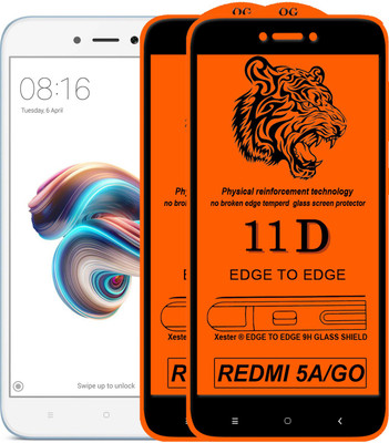 Xester Edge To Edge Tempered Glass for Mi Redmi 5A(Pack of 2)