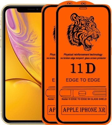 Xester Edge To Edge Tempered Glass for Apple iPhone XR(Pack of 2)