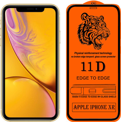 Xester Edge To Edge Tempered Glass for Apple iPhone XR(Pack of 1)