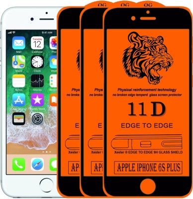 HQ Protection Edge To Edge Tempered Glass for Apple iPhone 6s Plus(Pack of 3)