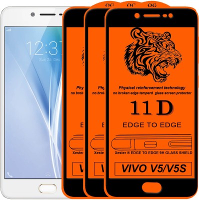 PFOAM Edge To Edge Tempered Glass for VIVO V5S(Pack of 3)